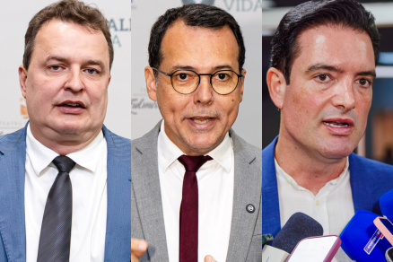 Max, Lúdio, Léo e Paulo aparecem na frente em pesquisa para ALMT
