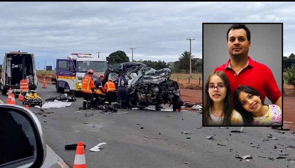 Família de MT morre em batida frontal a caminho de velório do avô em MS