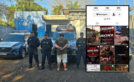 Polícia prende homem em MT apontado como ‘social media’ do CV em MS