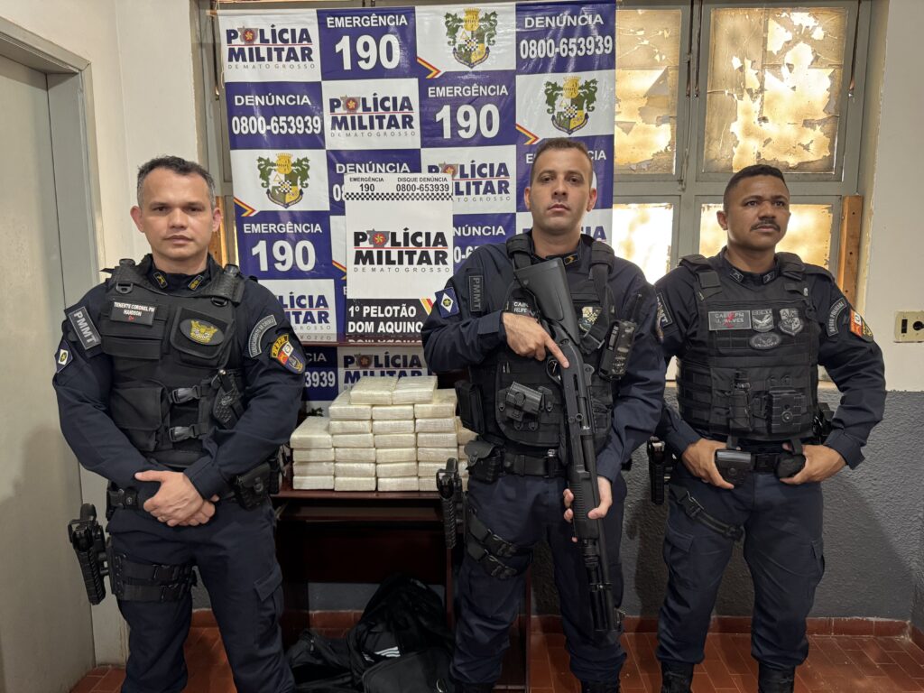 APREENSÃO DE DROGAS EM DOM AQUINO-MT
